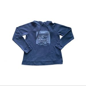 Roxy Women’s Blue Hoodie “Aloha On My Mind” Size Medium